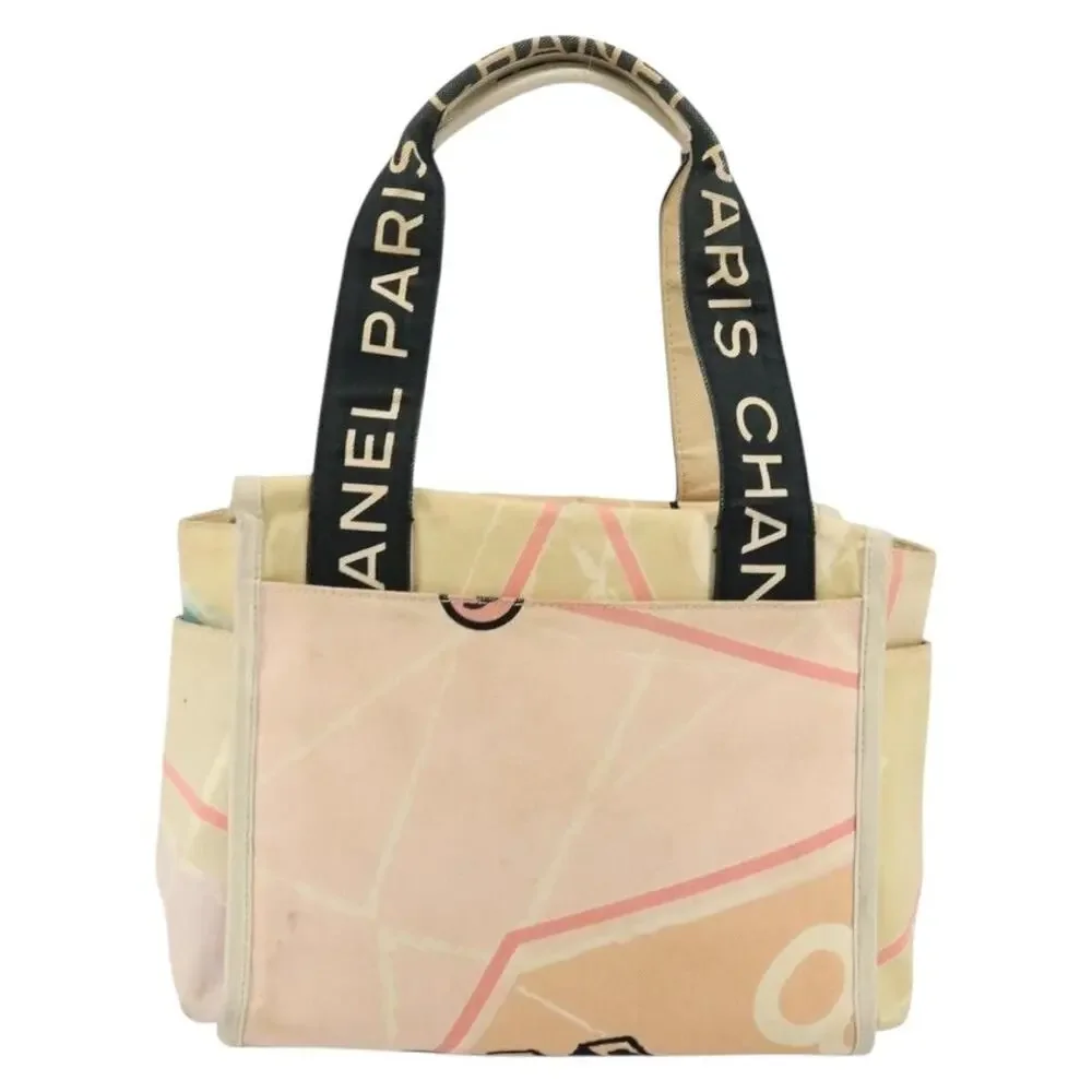 Chanel Canvas Cruise Line Handbag Beige